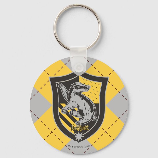 Porte-clés Harry Potter | Hufflepuff House Pride Crest (Recto)