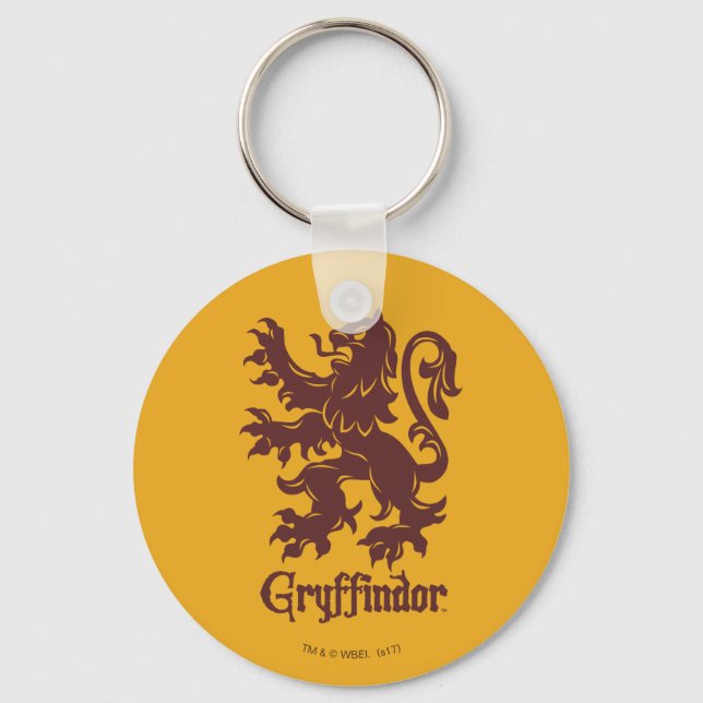 Porte-clés Harry Potter | Lion Graphique de Gryffindor (Recto)