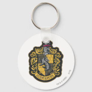 Porte-clés Harry Potter Patch de crête de Hufflepuff