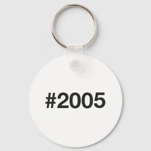 Porte-clés Hashtag 20 Anniversaire 2005