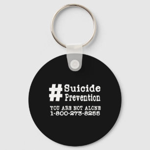 Porte-clés Hashtag sur la prévention du suicide