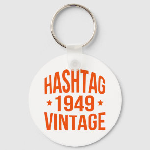 Porte-clés Hashtag Vintage 1949