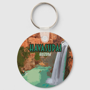 Porte-clés Havasupai Réserve indienne Arizona Mooney Falls