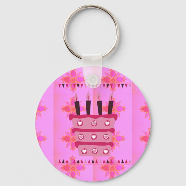 Porte-clés Have a Lovely Joyeux anniversaire (Recto)