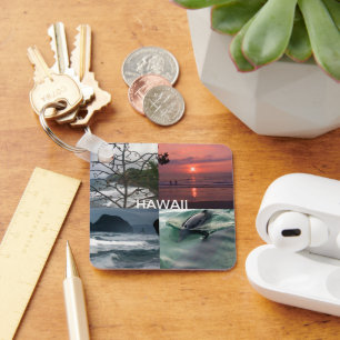 Porte-clés Hawaii Paysage Quatre Photo Hawaii