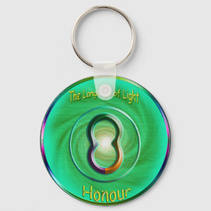 Porte-clés Heart Chakra - Symbole d'honneur Porte - clé