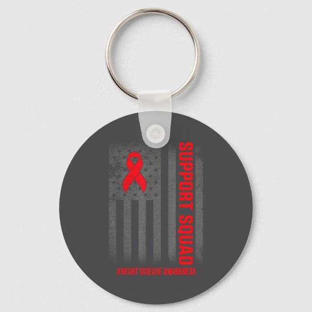 Porte-clés Heart Disease Awareness Month Open Heart Diseases  (Recto)