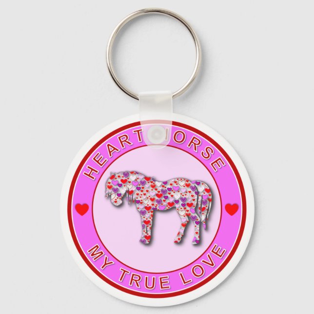 PORTE-CLÉS HEART HORSE (Recto)