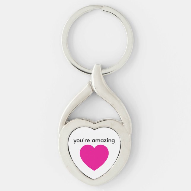 Porte-clés heart keychain keepsake (Devant)