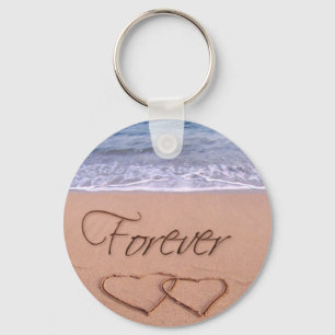 Porte-clés Hearts in the sand forever