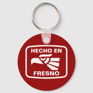 Porte-clés Hecho en Fresno personalizado personnalisé