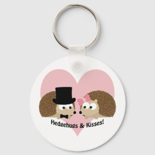 Porte-clés Hedgehug et Kisses Hedgehog Couple
