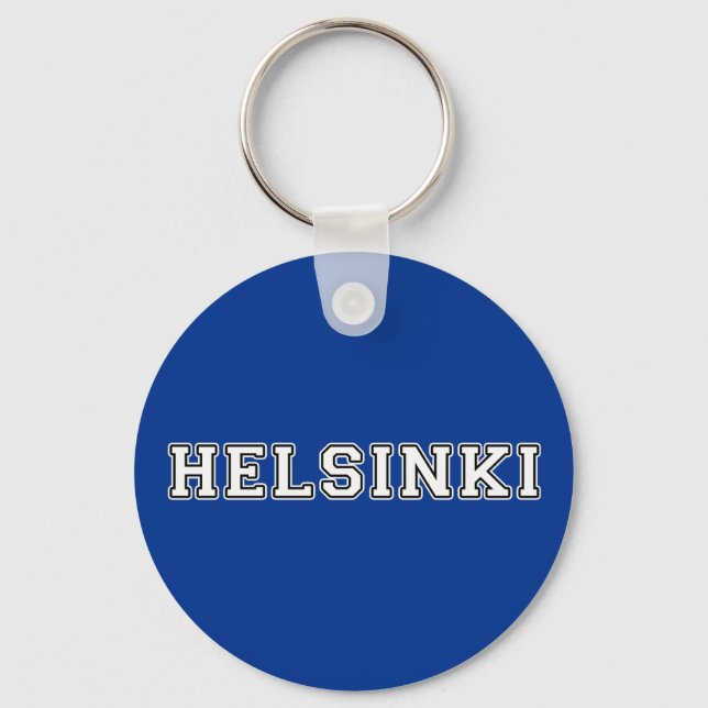 Porte-clés Helsinki Finlande (Recto)