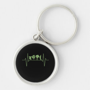 Porte-clés Herbes Plante Heartbeat