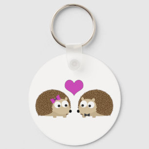 Porte-clés Hérisson amoureux