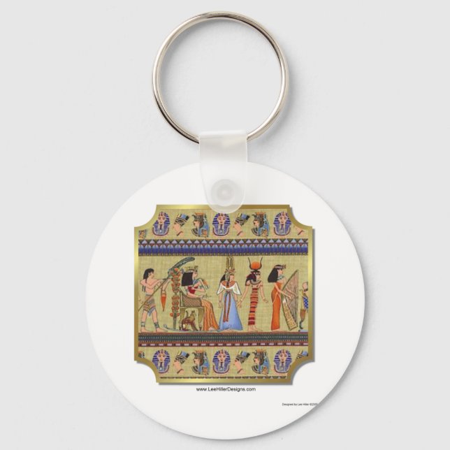 Porte-clés Héroglyphes égyptiens Vêtements, Cadeaux Objets de (Recto)