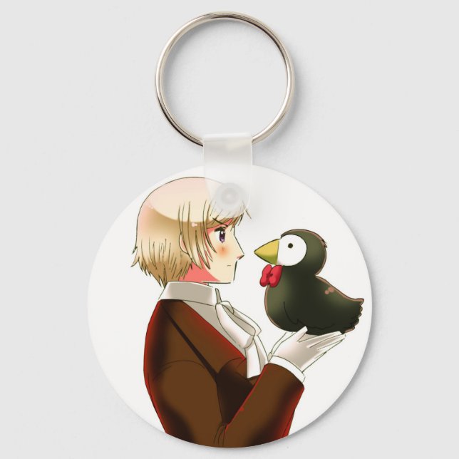 Porte-clés Hetalia Islande et M. Puffin Porte - clé (Recto)
