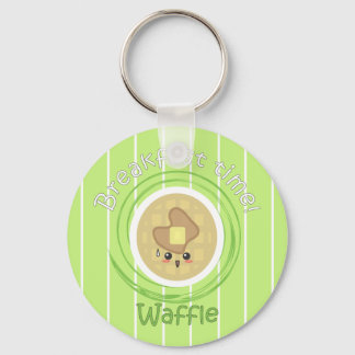 Porte-clés Heure du petit déjeuner - gaufre