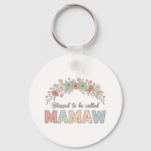 Porte-clés Heureuse d'être appelée Mamaw