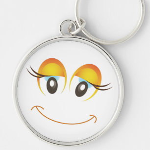 PORTE-CLÉS HEUREUSE FILLE FACE