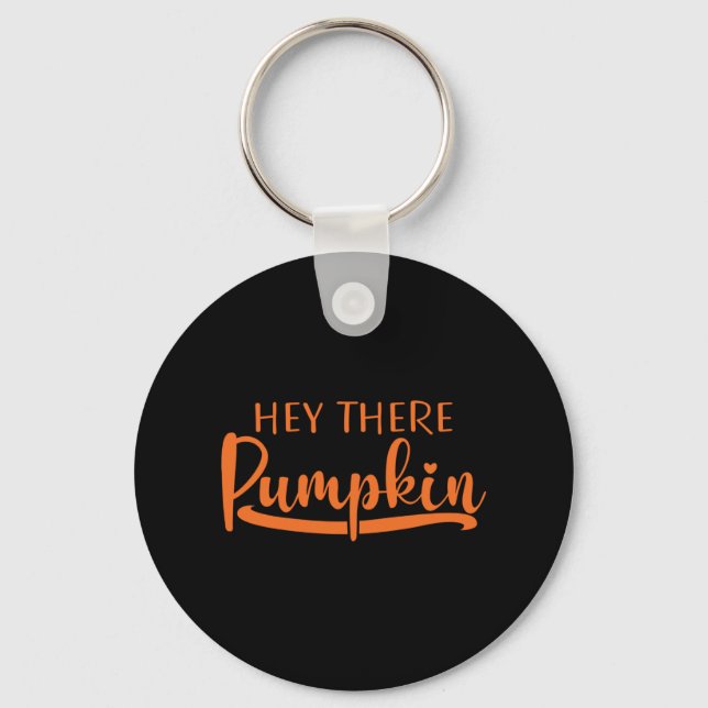 Porte-clés Hey There Citrouille - Halloween Trick ou Treat (Recto)
