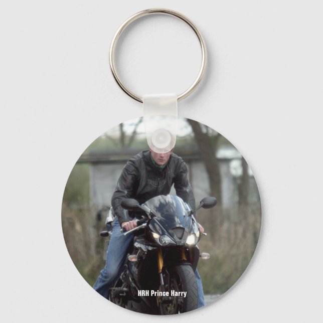 Porte-clés HH Prince Harry moto (Recto)