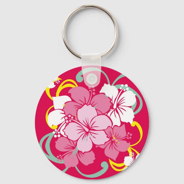 Porte-clés Hibiscus (Recto)