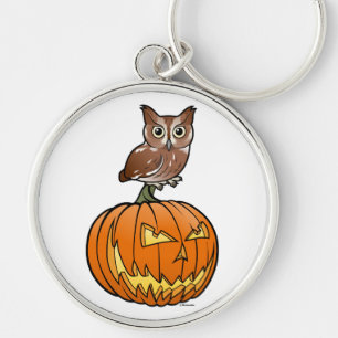 Porte-clés Hibou de cri strident oriental de Halloween