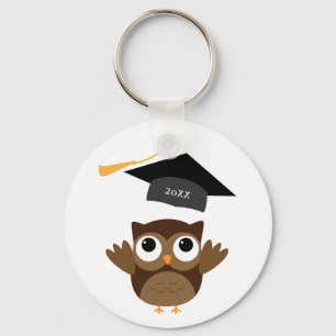 Porte-clés Hibou fauve jetant son porte - clé de casquette