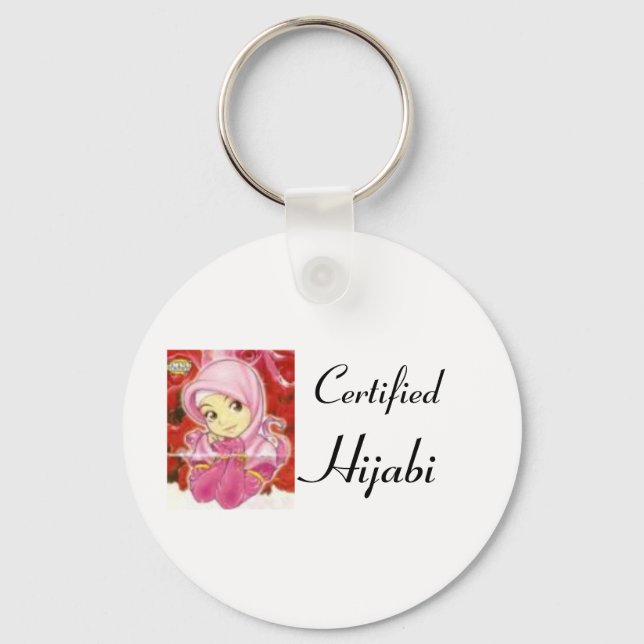 Porte-clés Hijabi certifié (Recto)