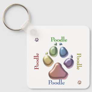 Porte-clés Hip to be Carré Poodle
