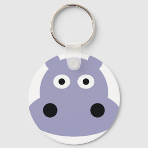 Porte-clés hippo head