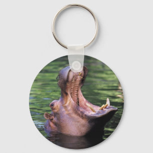 Porte-clés Hippopotame affamé