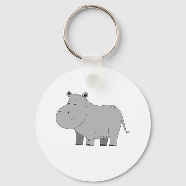 PORTE-CLÉS HIPPOPOTAMUS (Recto)