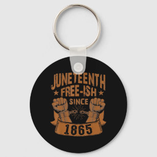 Porte-clés histoire des noirs juneteenth presque libre depuis