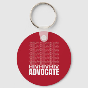 Porte-clés HIV HIV HIV HIV HIV HIV Advocate