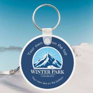 Porte-clés Hiver Parc Colorado vacances ski