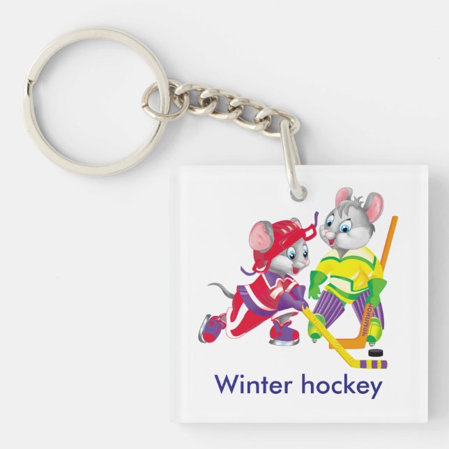 Porte-clés hockey (Devant)