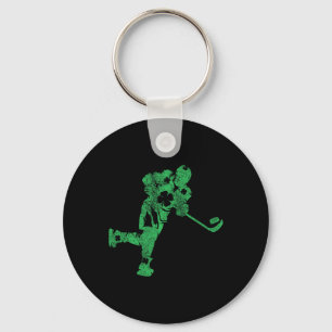 Porte-clés Hockey de la Saint-Patrick Garçons Irlandais Saint
