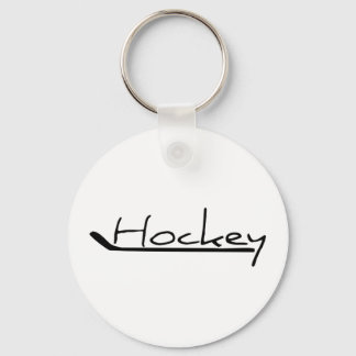 Porte-clés Hockey - Hockey avec bâton de hockey