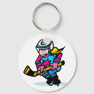 Porte-clés Hockey pour filles