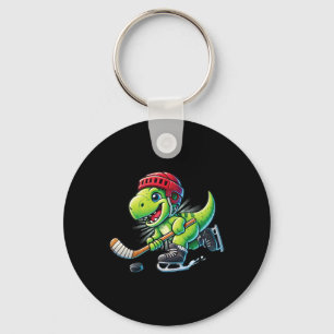 Porte-clés Hockeysaurus Dinosaure Hockey sur Glace Trex Enfan