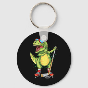 Porte-clés Hockeysaurus Dinosaure Hockey sur Glace Trex Enfan