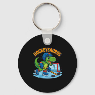 Porte-clés Hockeysaurus Drôle Dinosaure Hockey sur Glace Enfa