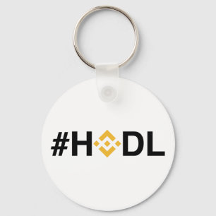 Porte-clés #HODL Binance (BNB) Keychain