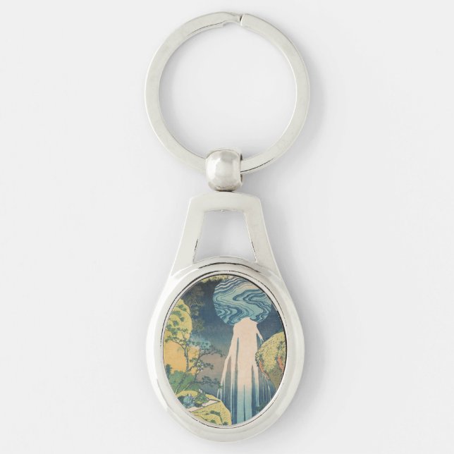 Porte-clés Hokusai Amida Cascade Japon (Devant)