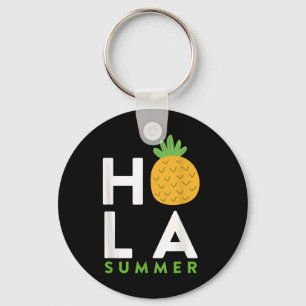 Porte-clés Hola Summer _ Plages de l'ananas Lover Vacances