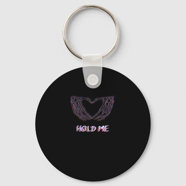 Porte-clés Hold Me Classic - Skeleton Hand Heart (Recto)
