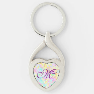Porte-clés holiES - Splashes pastel motif transparent 1