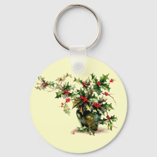 Porte-clés Holly Feuilles